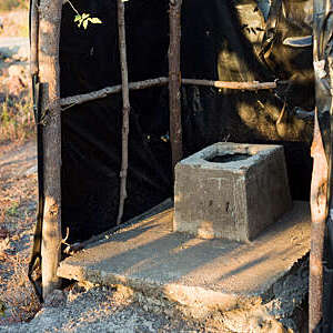 A not-so-private outhouse in Nicaragua.